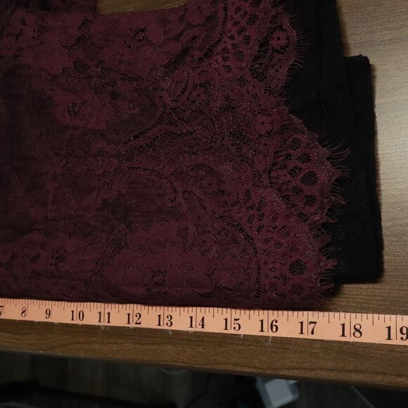 Sheer Lace Top Set Of 2 Women S Whimisgoth Burningman Dark Feminine Alt Romantic - Picture 12 of 16